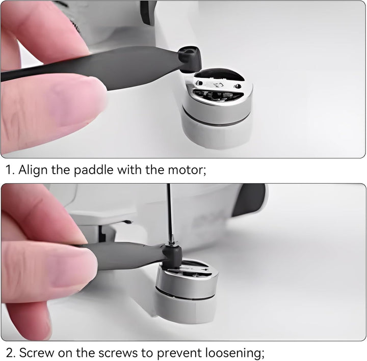 Propeller für DJI Mini 4K/2/SE/2 SE Drohnen Propellerschutz Landegestell Propellerhalterschutz Gimba