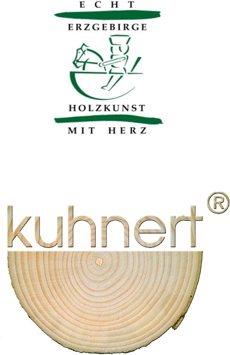Kuhnert - Original Erzgebirgische Holzkunst Räuchermann Räucherfigur Wichtel 15cm - Gärtner