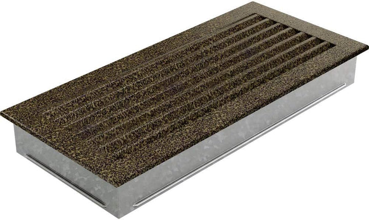 Kratki Lüftungsgitter Kamingitter FRESH 17cm x 37cm schwarz-gold