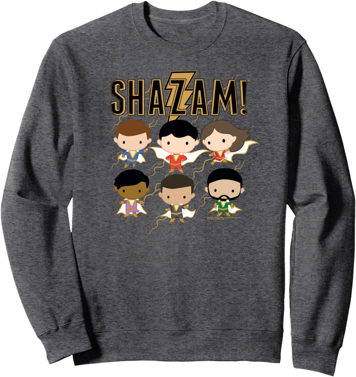 Shazam! Movie Chibi Group Sweatshirt