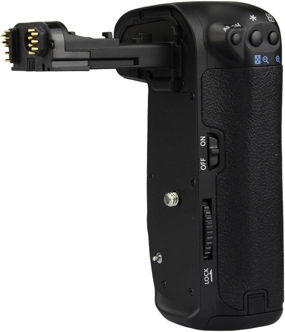 DSTE BG-E14 Batteriegriff + 2x LP-E6 Batterie + USB Ladegerät für Canon EOS 70D 80D