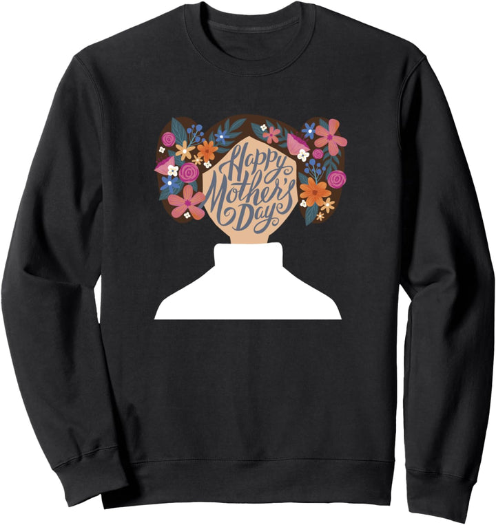 Star Wars Princess Leia Happy Muttertag Head Fill Sweatshirt