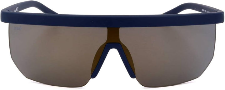 Web Unisex-Erwachsene WE0221 91C 00 Brillengestelle, Blau (Blu OpFumo Specchiato), 0.0