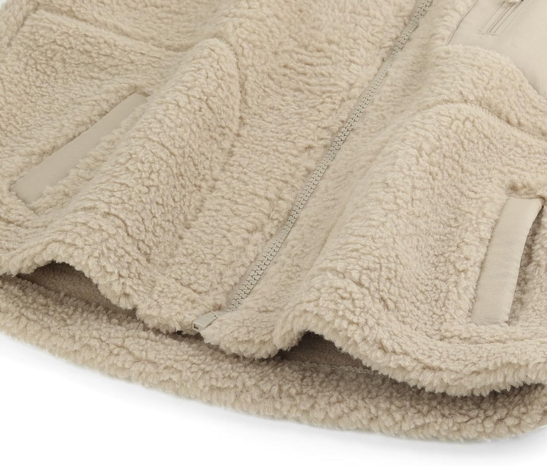 Kleinkind Kinder Polarfleece Weste Verdicken Kinder Stehkragen Reissverschluss Ärmellose Jacke Elter