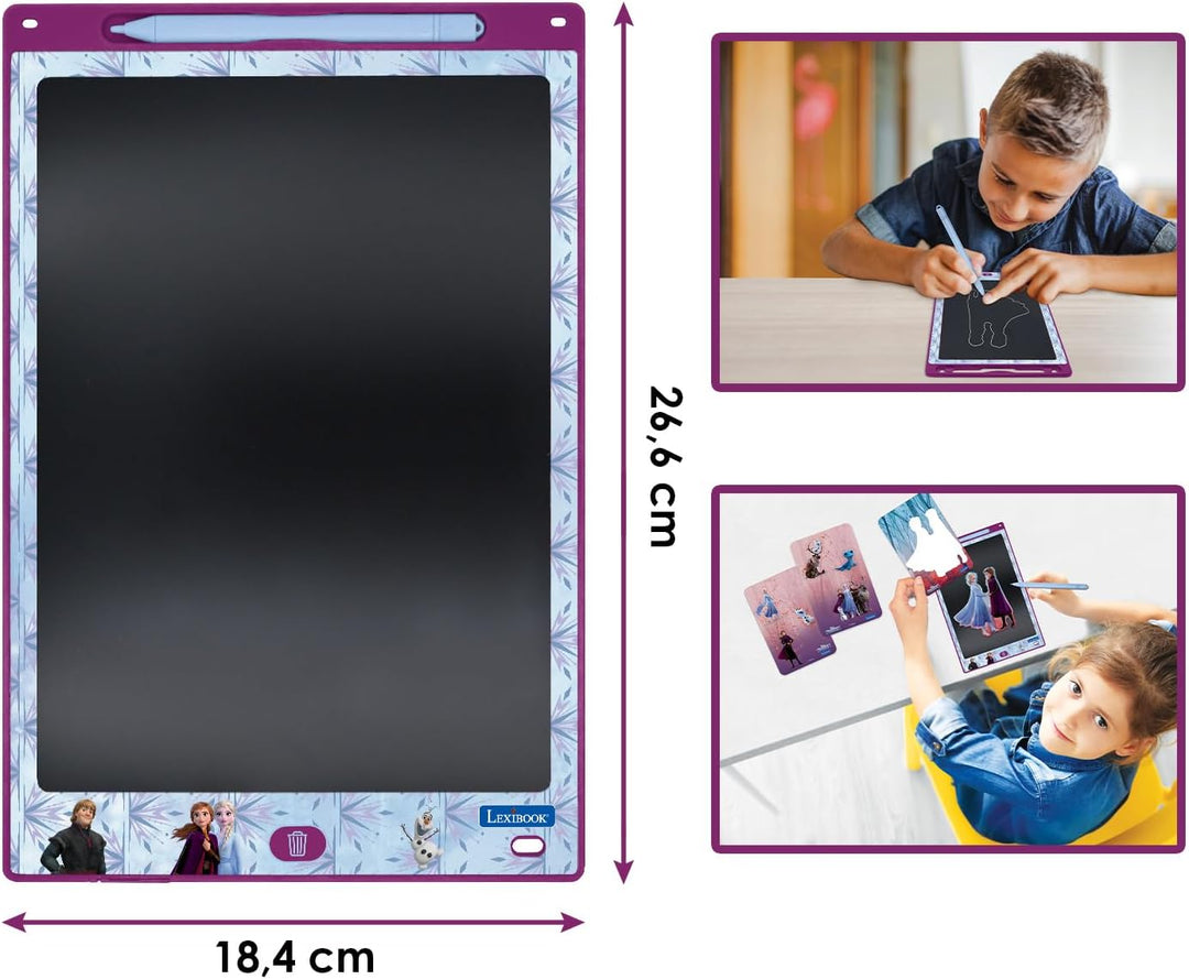 Lexibook, Frozen Magic Slate, Kunst- und Bastelspielzeug für Mädchen und Jungen, A4-Format mit mehrf