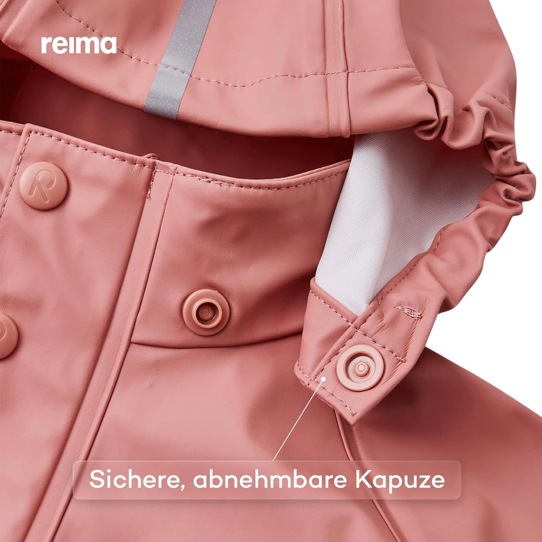 Reima - Lampi Regenjacke für Kinder Wasserdicht - Jacke für Jungen und Mädchen, Reissverschluss vorn