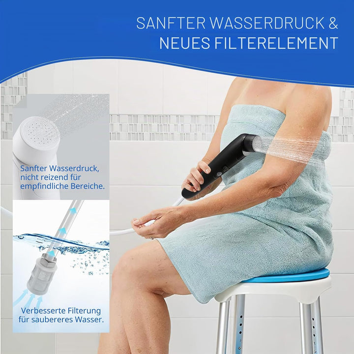 Portable Bidet, 2.5L Elektrisch Bidet, Reise Bidet Handbrause für Toilette Outdoor, Camping Flasche