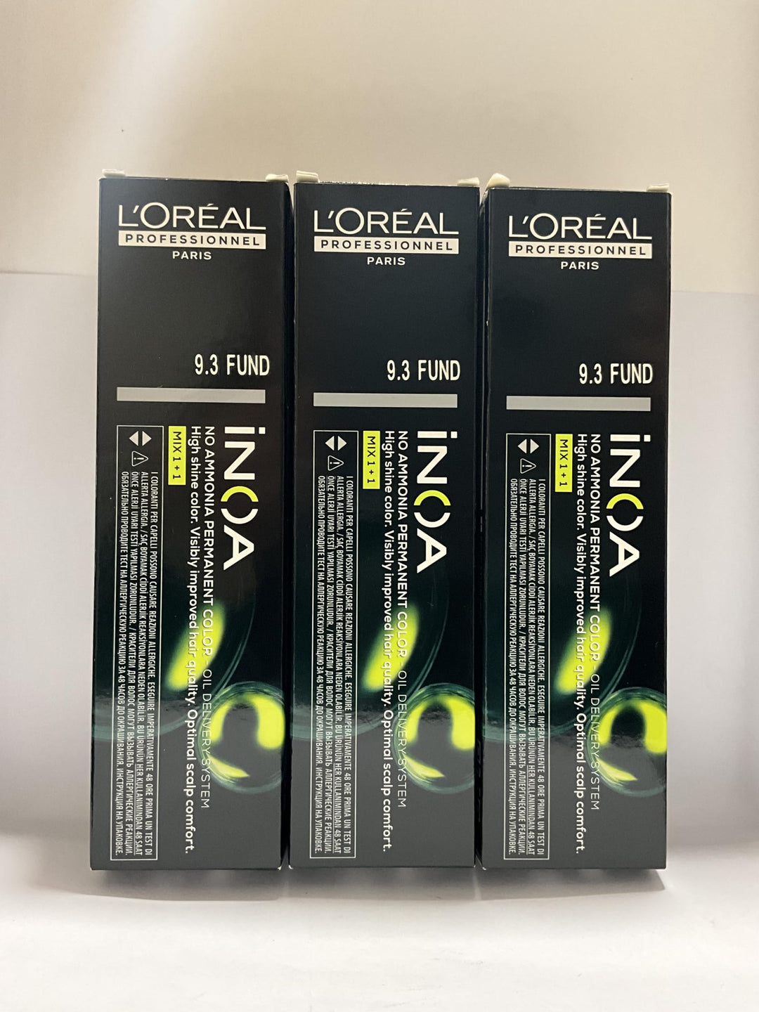 Loreal Inoa 6 3x60 ml Schwarz 60 ml (3er Pack), Schwarz 60 ml (3er Pack)