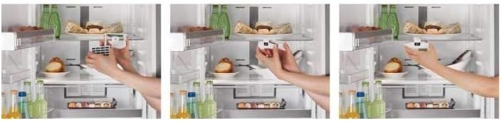Wpro PUR100 Reinigungsfilter für Kühlschrank, geruchshemmend und antibakteriell