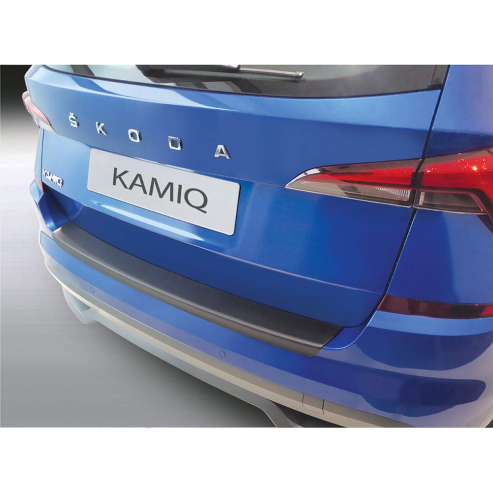 RGM ABS Heckstossstangenschutz kompatibel mit Skoda Kamiq 2019- Schwarz Mattschwarz, Mattschwarz