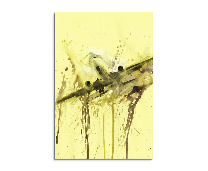 Boing_90x60cm Splash Art Paul Sinus Aquarell, Gemälde, Kunstbild auf Leinwand