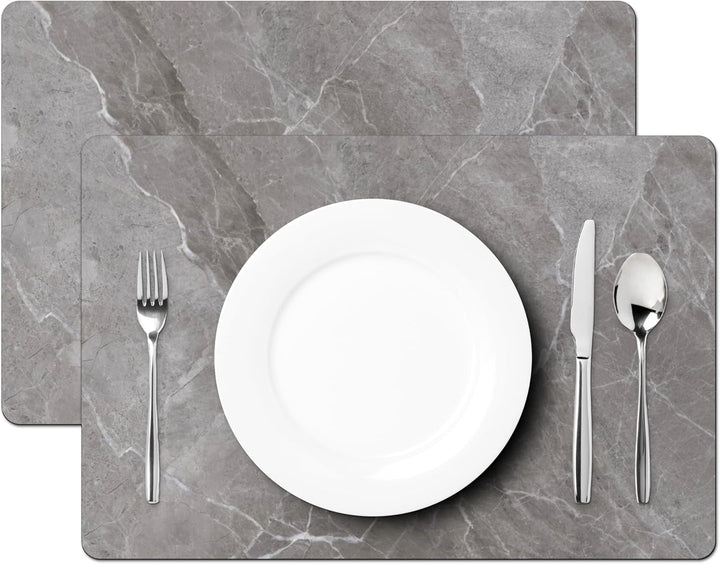 KitchenYeah© Platzsets Abwaschbar 6-Teilig 45x30 cm Tischsets Platzdeckchen rutschfeste Platzset Unt