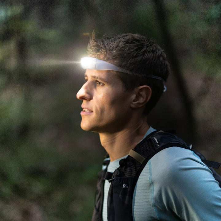 Knog Unisex – Erwachsene Bandicoot Run Stirnlampe, Blau, Einheitsgrösse, Blau
