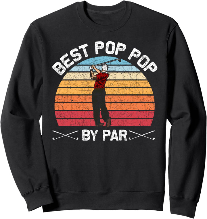 Bester Opa mit Abstand Golfspieler Rentner Ruhestand Golf Sweatshirt