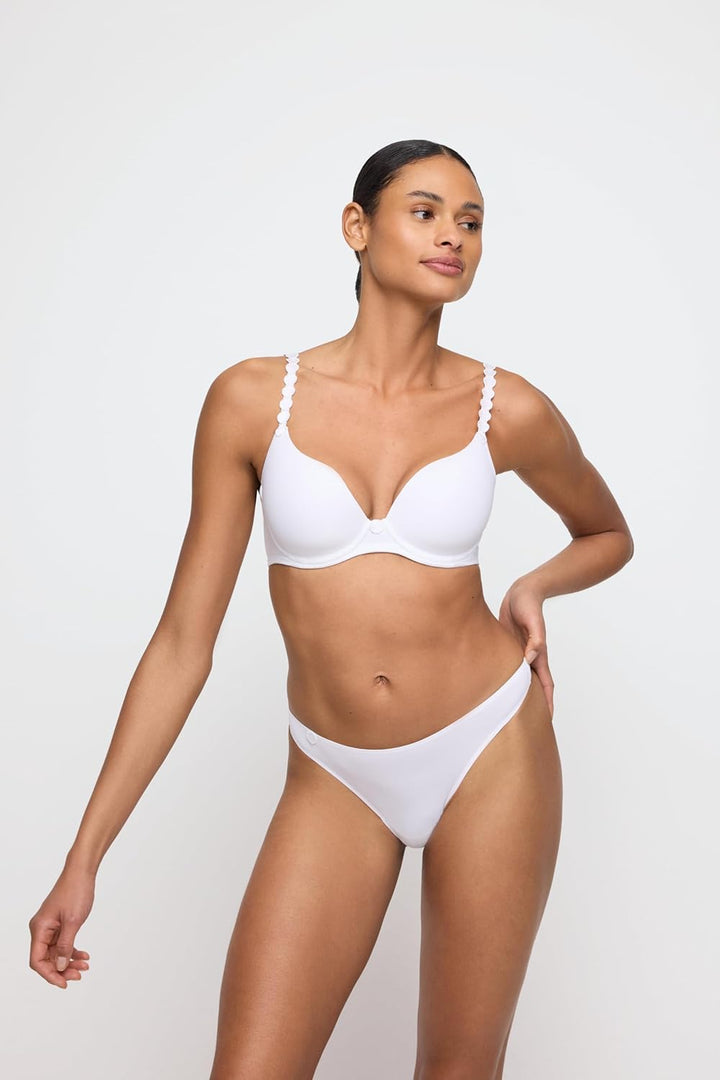 Marie Jo Tom Unterlegter BH Herzform 80B Weiss (Weiss 2082wit), 80B Weiß (Weiß 2082wit)