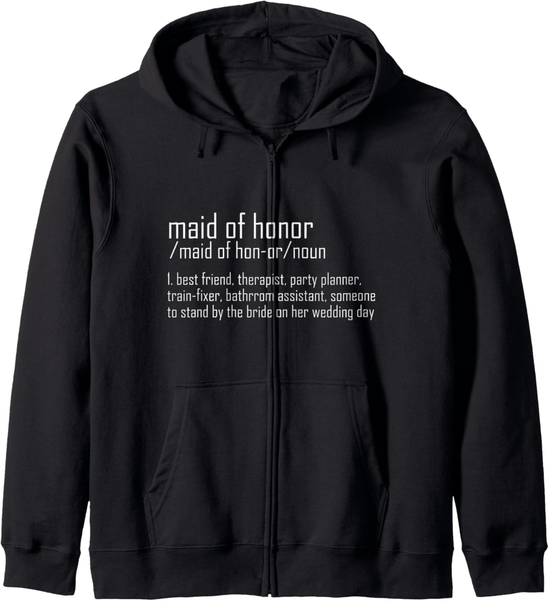 Brautjungfer Passende Brautparty Geschenke Brautjungfer Kapuzenjacke