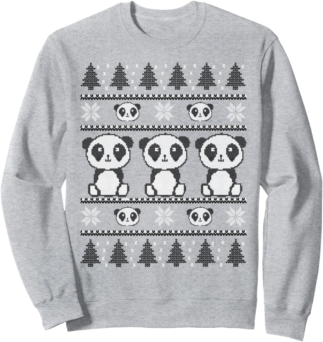 Ugly Christmas Panda Sweatshirt