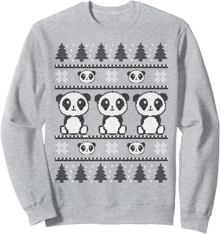 Ugly Christmas Panda Sweatshirt