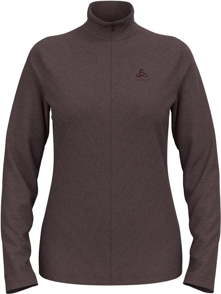 Odlo Damen Roy 1/2 Zip Longsleeve Fudge - Black XL, Fudge - Black XL