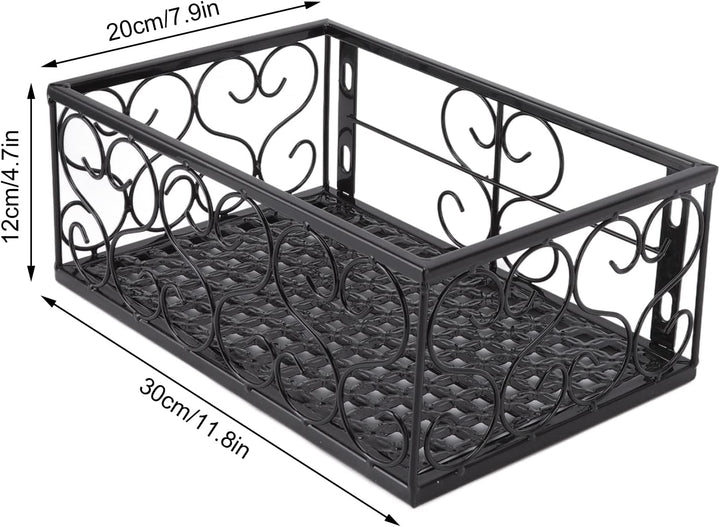 Jenngaoo Blumentopfhalter Balkon, Eisen Dekorative Terrassen Geländer Regal Blumen Regal Korb Regal
