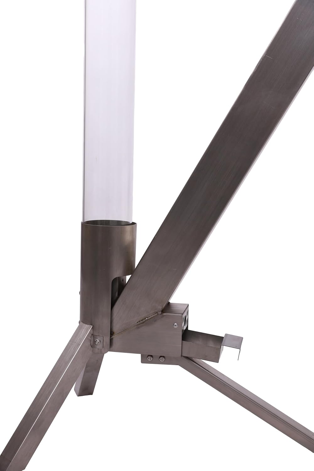 Eden Outdoor Feuerrohr Klassik,Edelstahl Feuersäule und Pelletfackel, Elegante Terrassenheizer und G