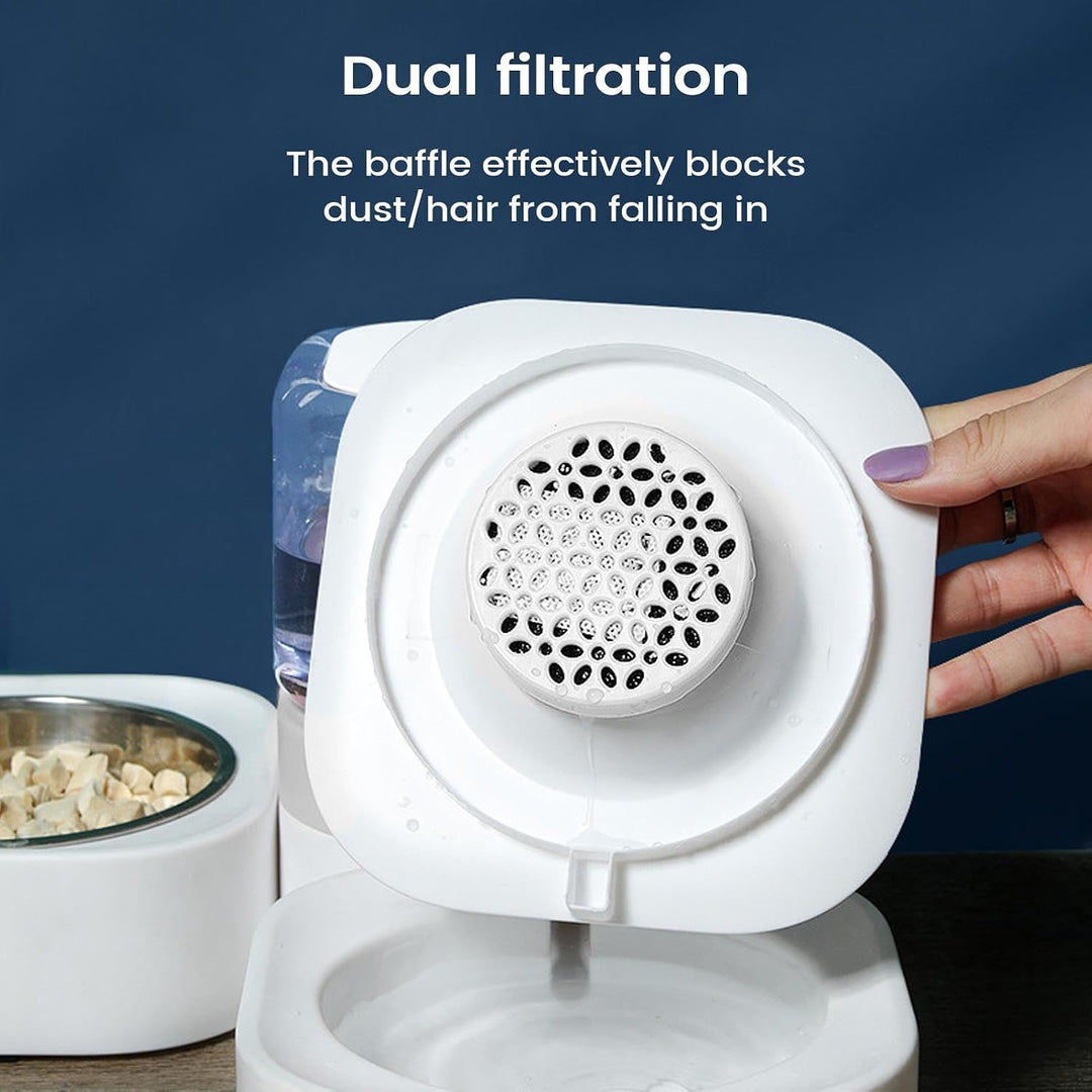 Automatischer Futter- und Wasserspender Multifunktional mit abnehmbarem, | Automatische Futter- und