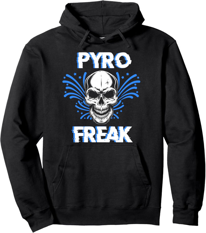 Pyro Freak Pyrotechniker Knaller Rakete Pyromane Feuerwerk Pullover Hoodie