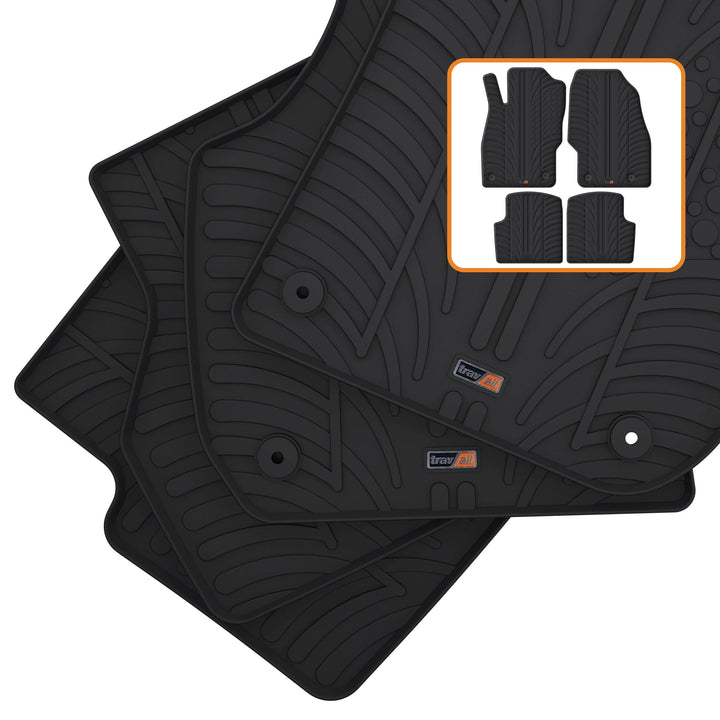 Travall® Mats Gummifussmatten - Original Travall® Zubehör TRM1028 – Allwettermatten nach Mass