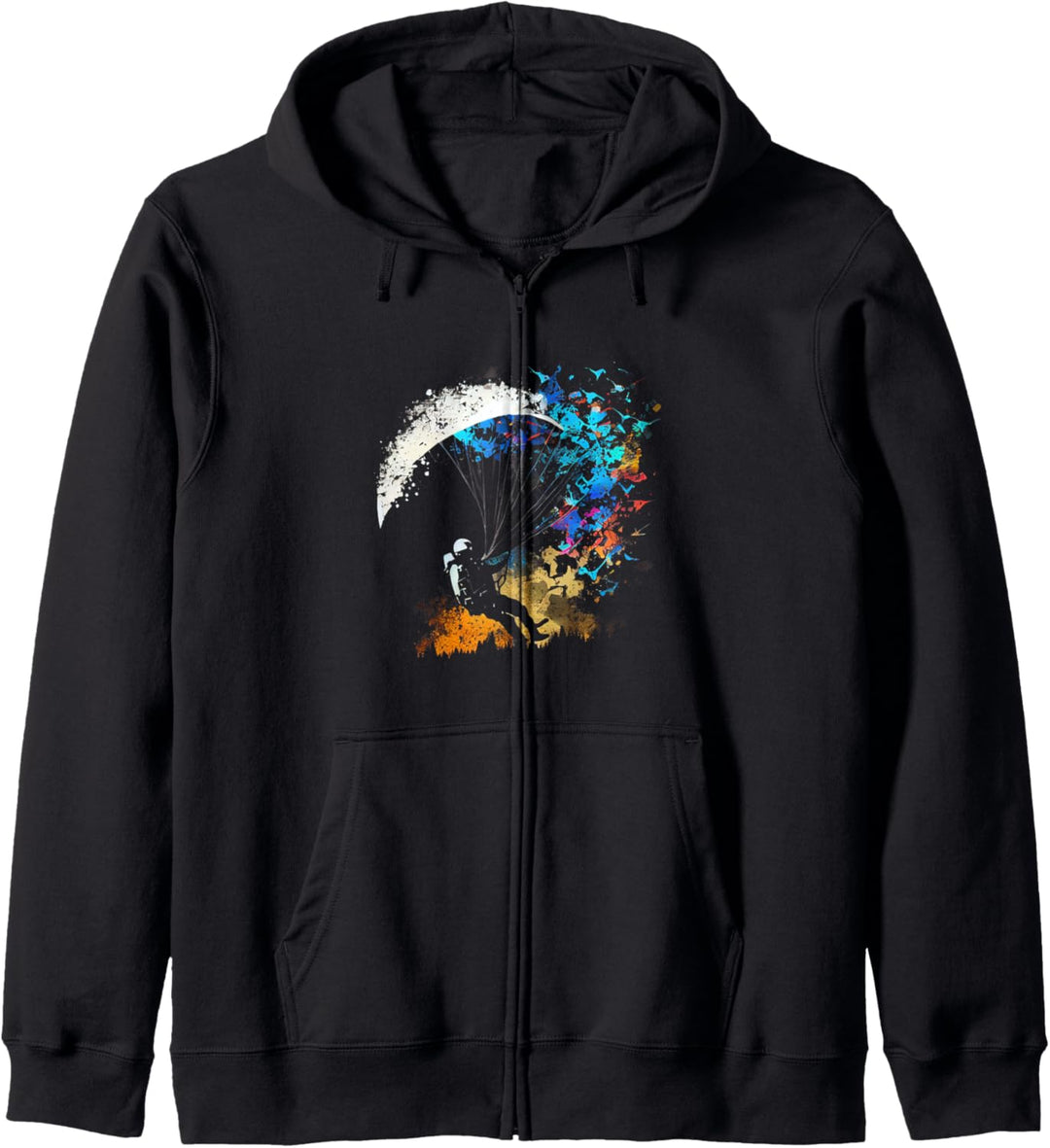 Paraglider Paragliding Geschenk Gleitschirm Kapuzenjacke