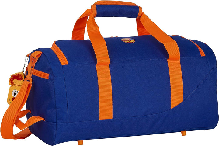 Valencia, Blau/orange, 260x120x150 mm, Sporttasche, Sporttasche