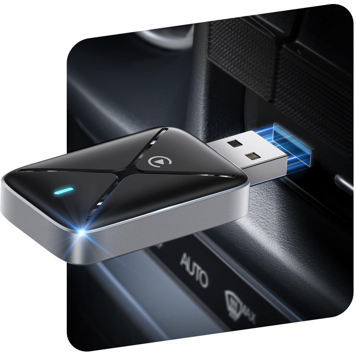 CarPlay Wireless Adapter, Mini Wireless CarPlay Adapter Konvertieren Sie Wired Carplay in Wireless,