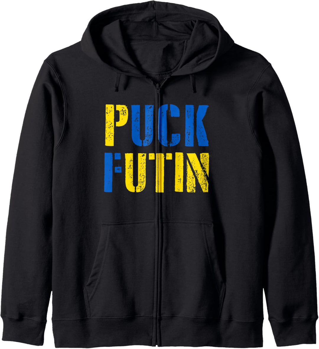 Puck Futin - Putin War Europa Support Demonstration Kapuzenjacke