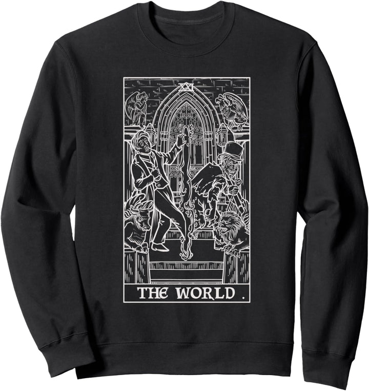 The World Tarotkarte Dr. Jekyll Mr Hyde Halloween Gothic Sweatshirt
