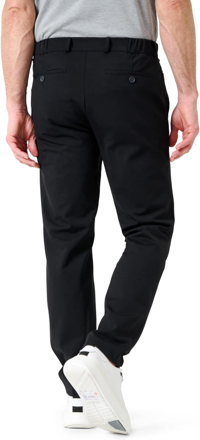 EUREX by Brax Style THILO Herren Flatfronthose Bestformer Cut 25W / 32L Schwarz, 25W / 32L Schwarz