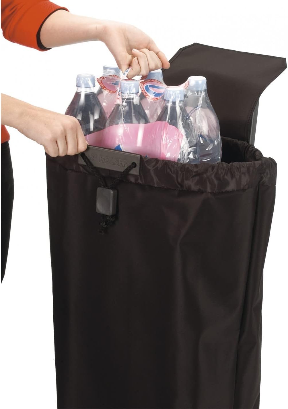 Klappbarer Einkaufstrolley Rolser I-Max Thermo Zen 2 grosse Räder - Marengo, Marengo