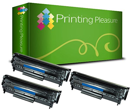 Printing Pleasure 3 Toner kompatibel zu Q2612A FX-10 703 für HP LaserJet 1010 1012 1015 1018 1020 10