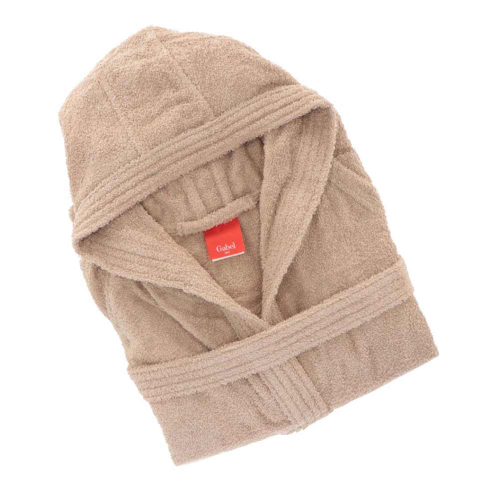 Gabel 09300 703 Bademantel für Erwachsene, 100% Baumwolle. 1x1x1 cm beige, beige