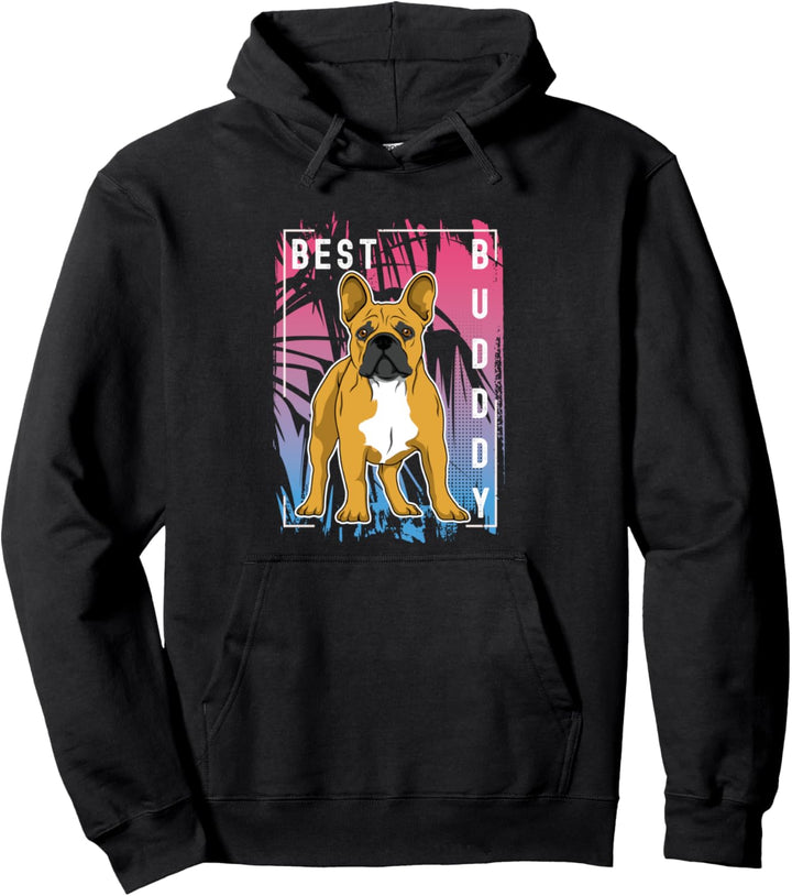 Französische Bulldogge Kapuzenpullover Geschenk Pullover Hoodie