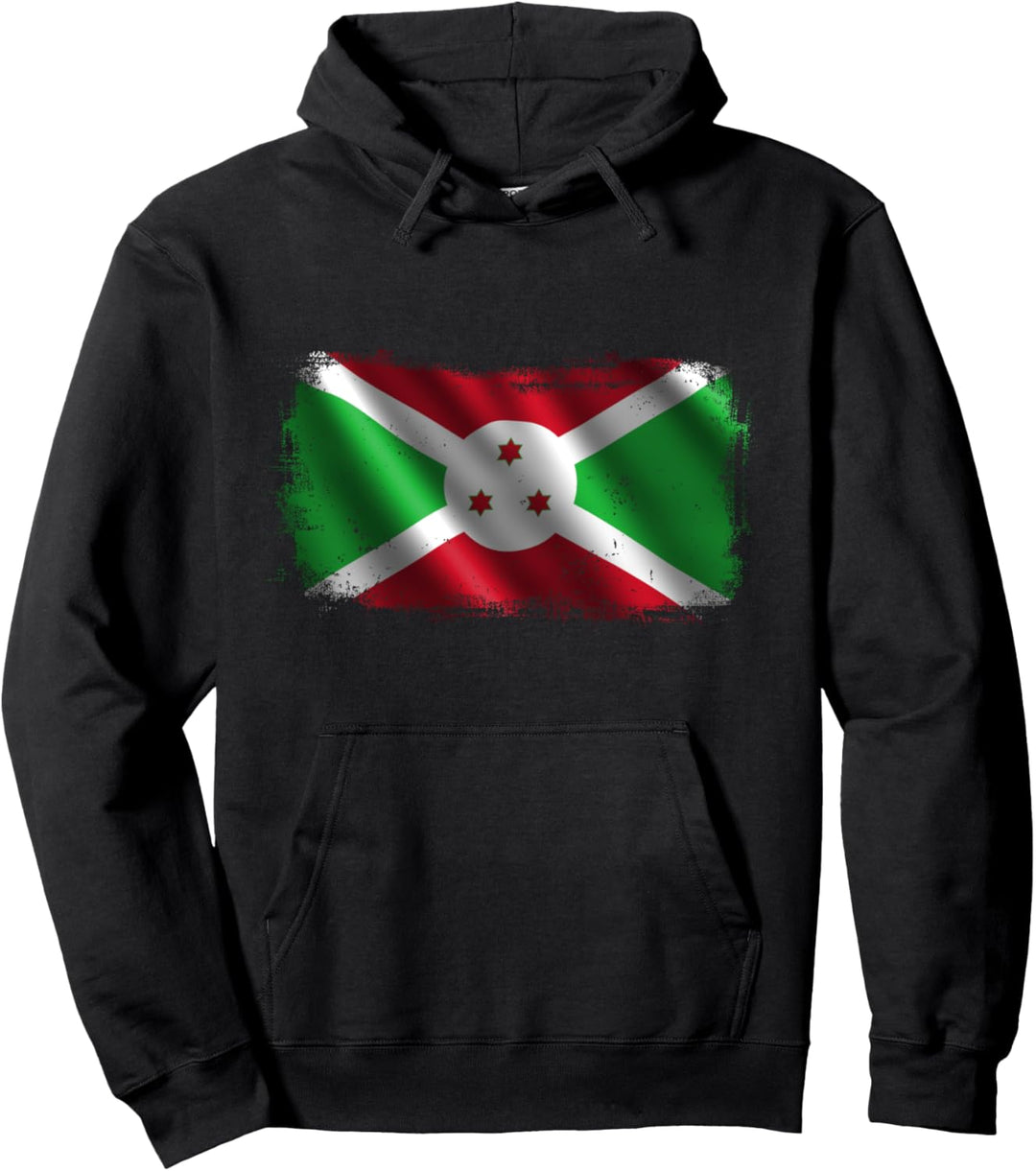 Burundi Burundische Nationalflagge Pullover Hoodie