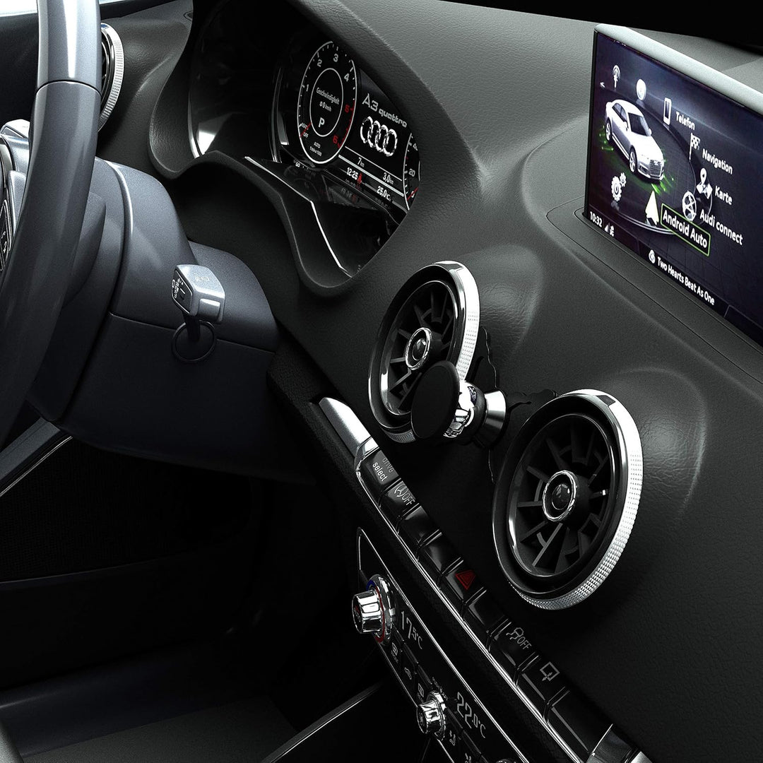 magnetische Handyhalterung kompatibel mit Audi A3/S3/RS3 | Universelle Halterung für Smartphone, GPS