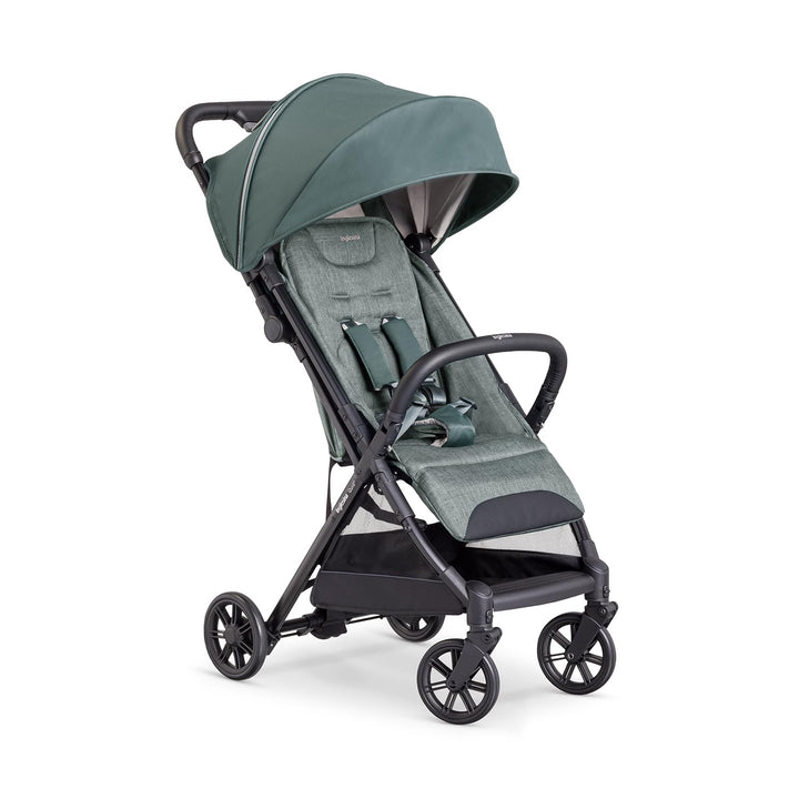 Inglesina Quid 2 Kinderwagen, leicht, bis 22 kg, kompakt, ideal für Flugzeug, Elephant Grey, grün, E