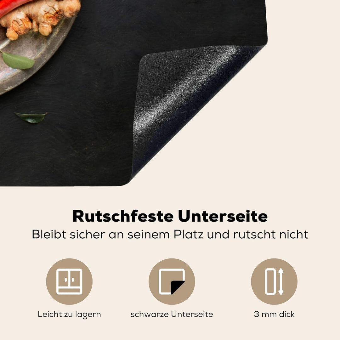 KitchenYeah© Herdabdeckplatte Einteilig Küche Ceranfeld Abdeckplatte Cerankochfeld Abdeckung Indukti
