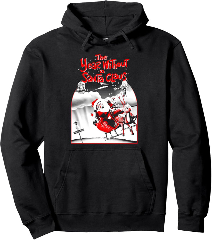 The Year Without a Santa Claus Santa Poster A Weihnachtsmann Pullover Hoodie
