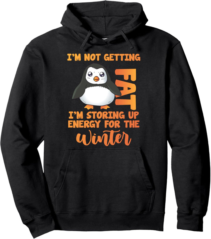 Im Winter wird es nicht fett, um Energie zu speichern. Pullover Hoodie