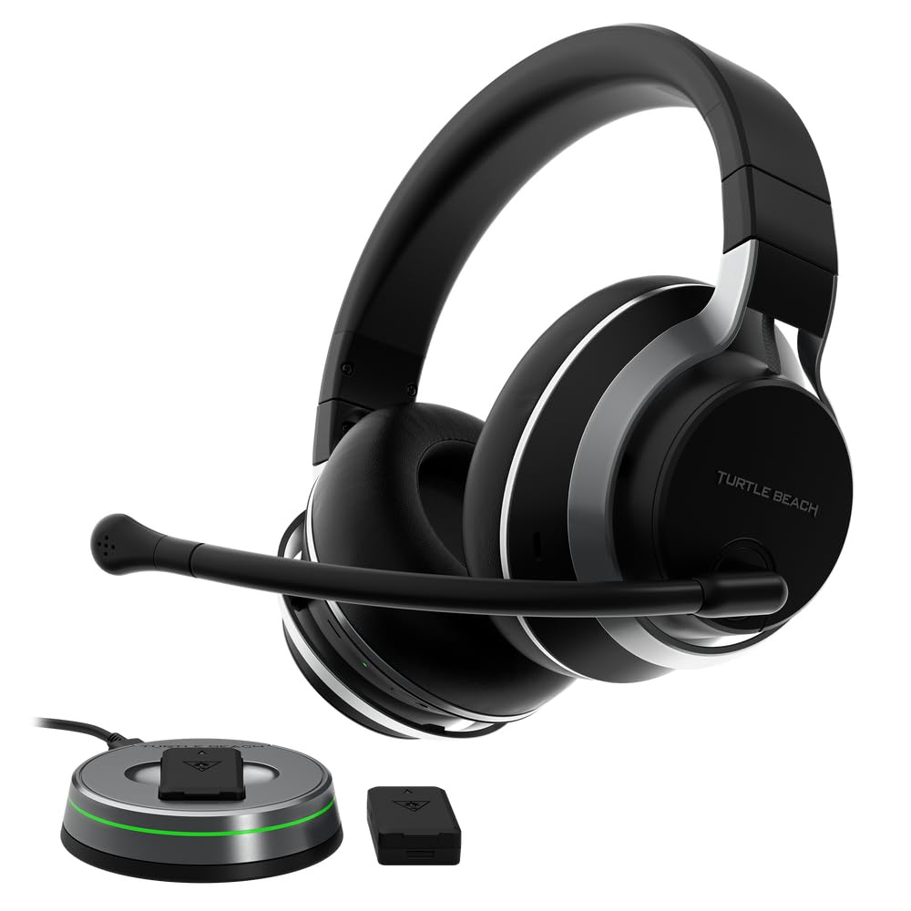 Turtle Beach Stealth Pro Multiplattform kabelloses Bluetooth Gaming Headset mit Geräuschunterdrückun