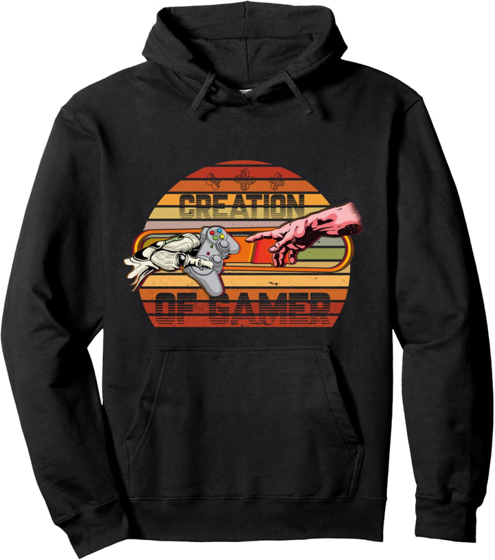 Erstellung von Gamer Retro Video Gamer Jungen Männer Sohn Pullover Hoodie