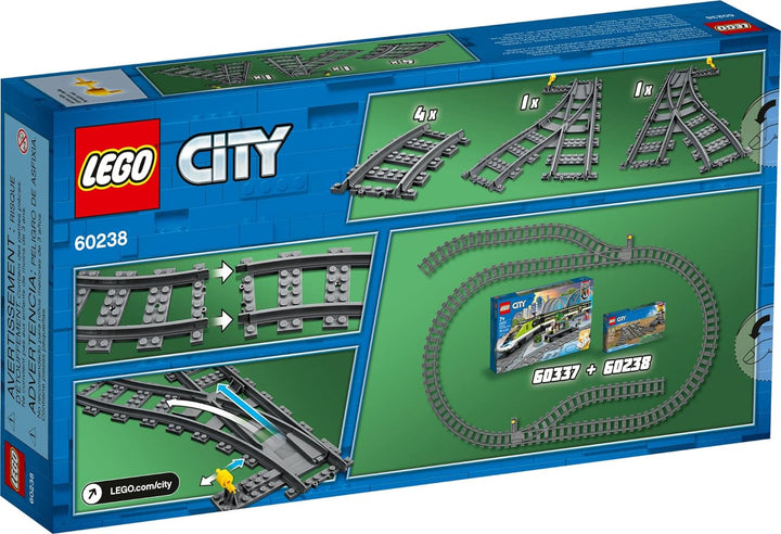LEGO City 60238 - Weichen (8 Teile) - 2018