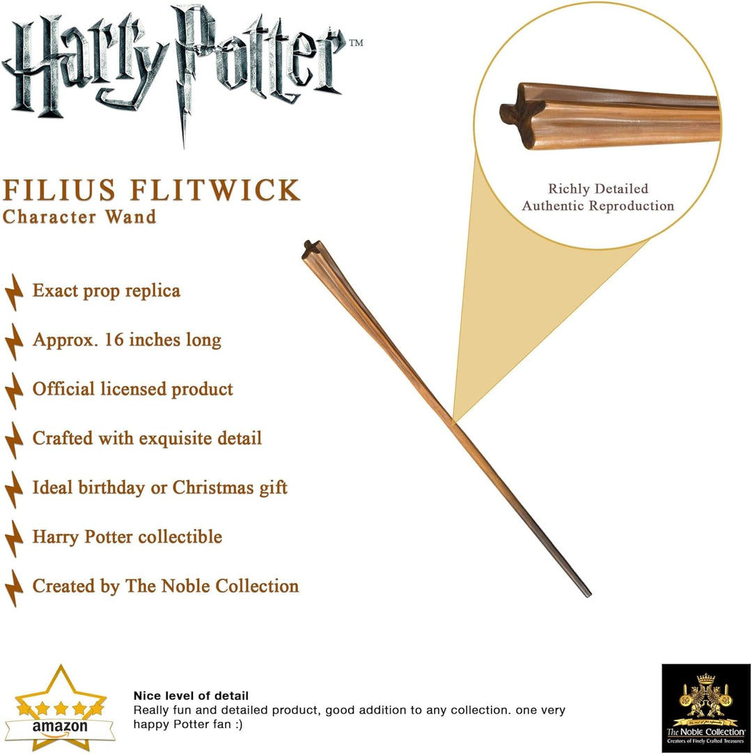 The Noble Collection Proffesor Flitwick Charakterstab.