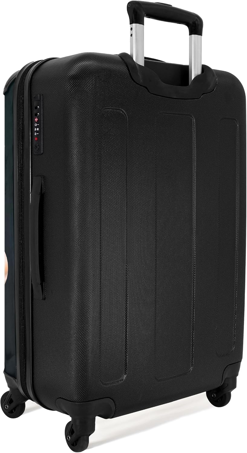 NoBoringSuitcases.com® Kinderkoffer Jungen, 67 cm - 72 L - Reisekoffer mit Rollen Gross - Hartschale