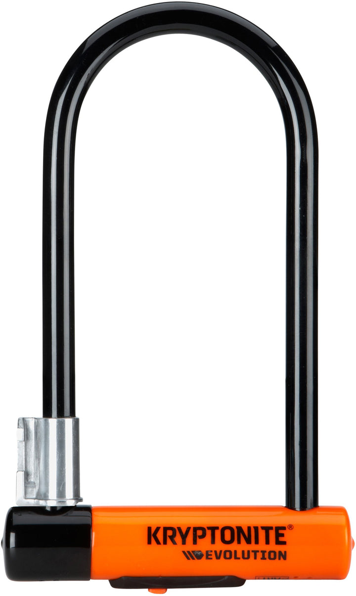 Kryptonite GK002130 Evolution Standard Fahrrad Bügelschloss mit FlexFrame-Halterung, Gold/Schwarz/Or